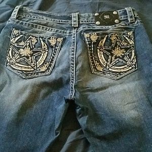 Miss Me size 33 Relaxed Bootcut jeans